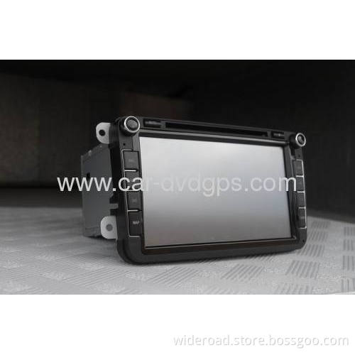 8inch Vw Multimedia Player Radio Tv Bt Steering Wheel Control Ipod Blue&amp;me Car Info 